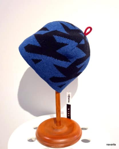 20211123 131217 scaled hat-patterned pepito Cap original - blue / black without lining, made of wool yarn 80% + 20% PES. Prewashed. Made with love in Czech republic. Hand made ! Because we make caps from our waste generated during the production of collections, the cap is never absolutely the same, each piece is original. Cap original - blue / black without lining, made of wool yarn 80% + 20% PES. Prewashed. Made with love in Czech republic. Hand made ! Because we make caps from our waste generated during the production of collections, the cap is never absolutely the same, each piece is original.