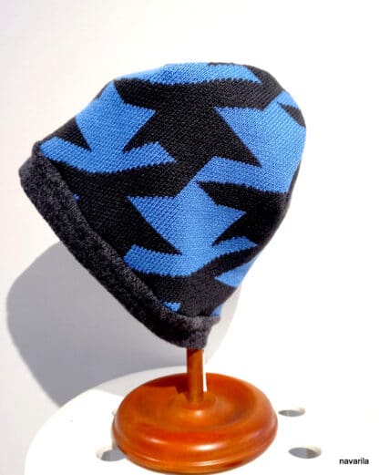 20211124 165753 scaled hat-patterned pepito Cap original - large pepito pattern, blue-khaki with a gray patent, made of merino wool yarn 50% + 50% PES. Prewashed. Made with love in the Czech republic. Hand made! Cap original - large pepito pattern, blue-khaki with a gray patent, made of merino wool yarn 50% + 50% PES. Prewashed. Made with love in the Czech republic. Hand made!