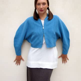RUDI-pletený kabátek na zip